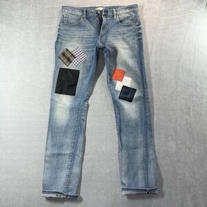 Uniqlo Kaihara Selvedge Jeans Adult‎ 33x33 Stretch Slim Straight Kurt Cobain